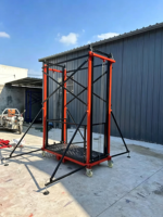 Plateforme de travail mobile télécommandée à faible bruit pour travaux de peinture, de plâtrage et d'installation