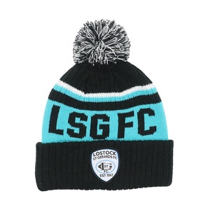 Gorro de Invierno Personalizado de Alta Calidad con Forro Polar y Pompones, Gorro de Punto Grueso con Forro Polar - Product Image 2