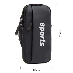 Brassière de sport personnalisée pour téléphone, sac de poignet en néoprène imperméable, sac de bras pour la course à pied, fitness en plein air, compatible avec le jogging, style tendance - Product Image 2