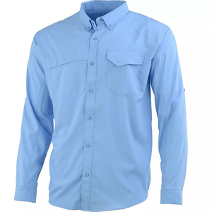 Allibaba Vêtements de marque privée pour homme Chemises de pêche <span class=keywords><strong>anti</strong></span>-<span class=keywords><strong>UV</strong></span> à manches longues personnalisées - Product Image 3