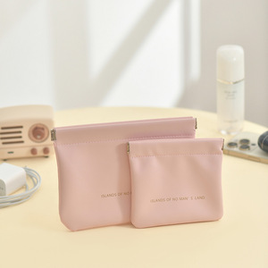 <b>Mini</b> Storage <b>Bag</b> Coin Purse Rectangle Portable Dustproof Cover For Earphones Cables Lipstick Carry Travel Home Use - Product Image 4