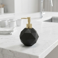 Ensemble de salle de bain en résine style diamant de luxe, décoration intérieure, vente chaude