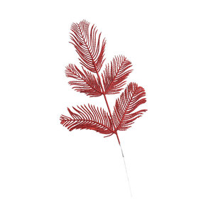 Fleurs artificielles de Noël, feuilles d'eucalyptus persan, décoration d'<span class=keywords><strong>arbre</strong></span>, Nouvel An, spray doré fait main - Product Image 5