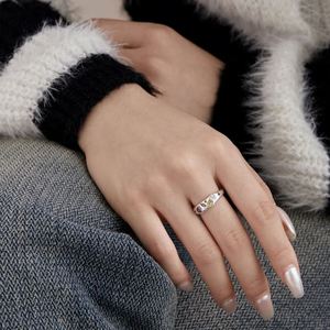 Bague de promesse et d'engagement Dylam Fashion Design en argent sterling 925 inaltérable avec zircone colorée 5A pour femme, idéale au quotidien - Product Image 3