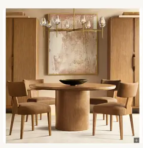Sedie per tavolo da pranzo mobili per sala da pranzo tavolo da pranzo rotondo in legno
