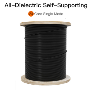 ADSS Fibra Optica 12 24 48 Core Outdoor <span class=keywords><strong>200</strong></span> Span Aerial 2 4 6 8 Core 96 Hilos Single/Double Jacket ASU Fiber Optic Cable - Product Image 5