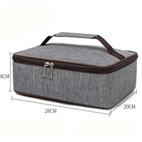 Mini-sac de pique-nique rechargeable, pour mère homme et bébé, refroidisseur de bouteille, pour déjeuner de voyage