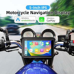 JMC IP67 Su Geçirmez Akıllı 5 İnç Motosiklet Ses Sistemi Kablosuz CarPlay ve Android Auto HD Ekran ile Bisiklet Eğlencesi için - Product Image 2