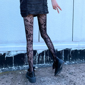 <span class=keywords><strong>Bas</strong></span> avec porte-jarretelles intégré pour femme, <span class=keywords><strong>bas</strong></span> en résille extensible et Sexy, entrejambe ouvert, <span class=keywords><strong>grande</strong></span> <span class=keywords><strong>taille</strong></span>, prix d'usine - Product Image 6