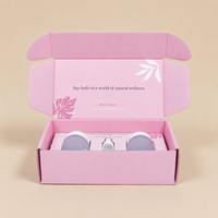 Boîtes d'expédition roses avec logo personnalisé pour petites entreprises Petites boîtes en carton ondulé pour emballage Boîtes cadeaux