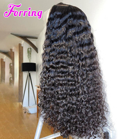 Wig rambut manusia asli Peru tanpa lem, kepadatan 180%, 250%, 300%, rambut manusia Vietnam mentah tanpa proses, wig full lace gelombang dalam