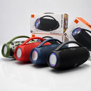 ลำโพงพกพา New Boombox3 LED 10W เสียงเบสหนัก พร้อมหูหิ้ว เครื่องเล่นเพลงไร้สาย กันน้ำ สำหรับงานปาร์ตี้กลางแจ้ง ของขวัญสำหรับบ้าน รับผลิตแบบ OEM - Product Image 2