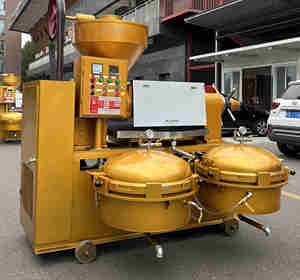 Presse à huile de soja, arachide et tournesol Guangxin YZLXQ120-8K de 6,5 tonnes/<span class=keywords><strong>jour</strong></span> avec filtre à huile - Product Image 2
