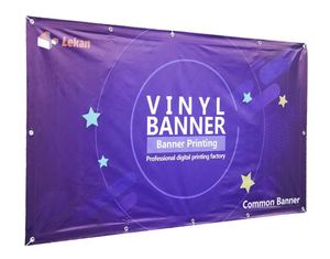Premium Anti-Fade Matte Finish Vinyl <b>Banner</b> Custom Size Full Color Grommet Print for Construction Site Safety Notice - Product Image 1
