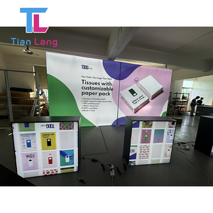 TianLang Booth Exposición Trade Show Stand Diseño Led Box Caja de luz de publicidad Exterior Seg Lightbox 6*3 Expo Booth - Product Image 2