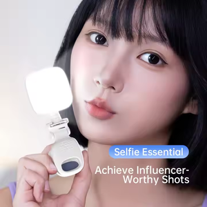 Mini Clip para Teléfono D5, Luz de Relleno HD Recargable, Tres Temperaturas de Color, Brillo Ajustable, 200 mAh, Videoconferencia, Portátil - Product Image 3