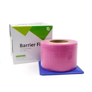 สีดำ6 "* 9" 1200แผ่นฟิล์ม Barrier สำหรับ Tattoo ร้านค้า