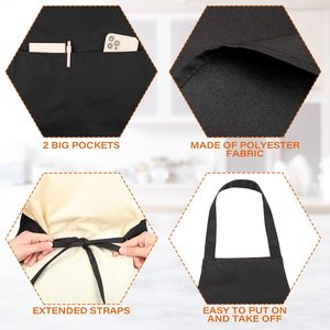 Delantales de Cocina Personalizados al por Mayor para Premios de Competencias Culinarias, Delantal de <span class=keywords><strong>Chef</strong></span> Personalizado para Regalos y Promoción de Eventos - Product Image 3