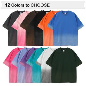 T-shirts pour hommes en coton de haute qualité AK04, 270 grammes, personnalisables, unis, grandes tailles - Product Image 3