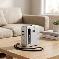 Batterie externe magnétique sans fil 3 en 1 15000mAh 45W avec Type-C et prise AC 4 couleurs Chargeur rapide