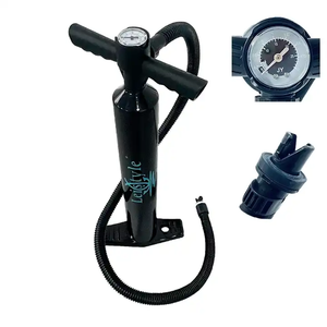 Pompe gonflable marine solaire 28PSI Pompes à air <span class=keywords><strong>haute</strong></span> <span class=keywords><strong>pression</strong></span> avec manomètre Tube d'air pour bateaux gonflables Kayaks Canoës - Product Image 1