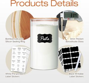 High Quality Luxury Modern Design Glass Mason <b>Jar</b> Customizable Food <b>Storage</b> & <b>Kitchen</b> Camping Container <b>for</b> Coffee Sauce Grain - Product Image 4