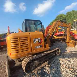 Venta caliente Caterpillar Japón Buena marca Excavadora pequeña CAT306e2 6 Ton Maquinaria usada Motor Estabilidad hidráulica Precio bajo - Product Image 1