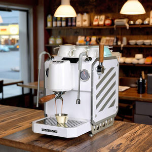 Machine à expresso semi-automatique professionnelle pour café, double chaudière, pompe rotative 9 bars, mousseur à lait, usage professionnel - Product Image 2