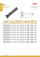 Fraise à rainurer pour queue d'aronde, outil de fraisage CNC YW 45 55 60 degrés, avec plaquettes en carbure indexables VCMT DCMT pour acier et métal