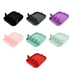 Multi-Purpose Easy-To-Clean <b>Kitchen</b> Utensil Holder Pot Lid <b>Rack</b> with Spatula <b>Storage</b> Drain Chopsticks Spoons <b>Rack</b> for Home Use - Product Image 5