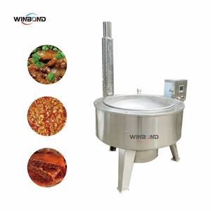 Marmite planétaire à agitation automatique pour sauce au <span class=keywords><strong>boeuf</strong></span> épicée, petite machine de cuisson d'assaisonnement au gaz - Product Image 2