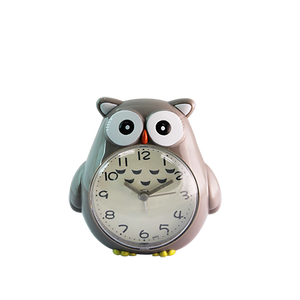 Reloj despertador musical de dibujos animados en forma de búho con luz táctil - Product Image 2