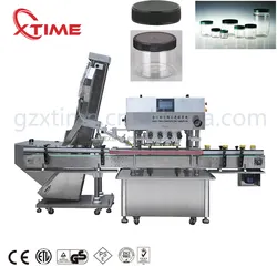 Machine de capsulage de vis de bouteille en plastique ronde à quatre roues linéaire automatique - Product Image 4