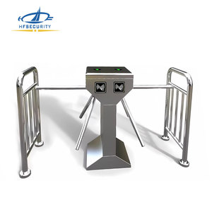 Tourniquet de trépieds de HFSecurity TR03 OEM/ODM barrière facultative disponible reliant le dispositif de contrôle d'accès bidirectionnel facial - Product Image 2