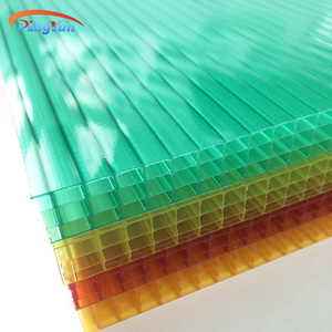 Panneau <span class=keywords><strong>alvéolaire</strong></span> en <span class=keywords><strong>polycarbonate</strong></span> résistant au feu, durable, à haute transmission lumineuse, protection UV, transparent, pour entrepôt - Product Image 6