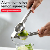 Presse-agrumes manuel en alliage d'aluminium écologique pour fruits et légumes, presse-citron commercial, logo personnalisable Guanying AZ25-1