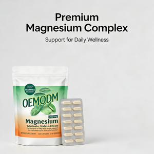 Capsule Personalizzate di Complesso di Magnesio 300mg, Miscela di Glicinato, Citrato e Malato, Integratore Alimentare con Etichetta Privata, 120 Capsule - Product Image 5