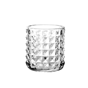 برطمانات صويا طبيعية غير لامع وردية زجاجية دينية برطمان شمعة مستدير بالأسفل مع غطاء - Product Image 5