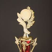 Trophées Colonne à 3 Plaques Personnalisés en Plastique, Vente Directe Usine, pour Tournois Sportifs RZ01