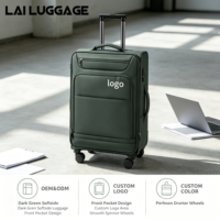 Valise souple texturée en tissu Oxford, élégante et tendance, pour les voyages d'affaires et décontractés