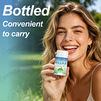Amaz OEM ODM Chewing-gum relaxant saveur menthe 60 unités avec GABA L-Théanine Mélisse Adieu le stress Complément alimentaire