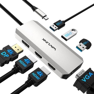 <span class=keywords><strong>Mini</strong></span> Dock 4K con Cuatro Pantallas, Estación de Acoplamiento USB C con Entrega de Energía de 85W, Estación de Acoplamiento <span class=keywords><strong>para</strong></span> Windows con Cuatro Monitores Wavlink WL-UMD304 - Product Image 4
