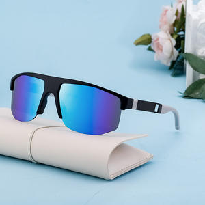 Gafas de Sol Deportivas para Ciclismo para Hombre, Montura Negra, Lentes Polarizadas de PC, Protección UV400, Diseño Cuadrilateral - Product Image 1