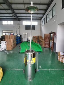 <span class=keywords><strong>Lave</strong></span>-yeux industriel portable en acier 8L combiné douche oculaire diphotérine et station de douche - Product Image 4