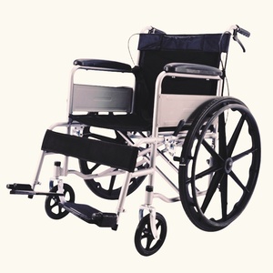 Kursi Roda Lipat Lansia Ekonomis Dapat Disesuaikan Klasik Murah Kaki Lipat Rendah Manual Ringan - Product Image 1
