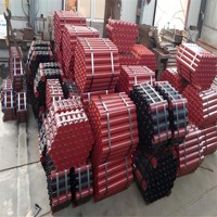 Rouleau de convoyeur rouge à roulement scellé, accessoire pour système de convoyage