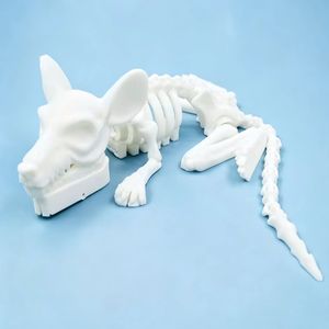Juguete de Rata Articulada Impresa en 3D, Figura de Animal con Articulaciones Móviles, Impresión FDM Personalizada, Regalo - Product Image 4