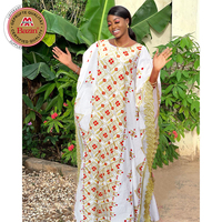 Robes de Soirée Traditionnelles Africaines du Kenya pour Femmes avec Broderie Bazin Riche, Dernière Collection de Vêtements de Mode Féminins