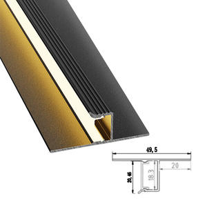 แถบขอบ LED แบบมีร่องสะท้อนแสงพร้อมรางสะท้อนแสงอะลูมิเนียมอัลลอยด์รูปตัว Z - Product Image 1