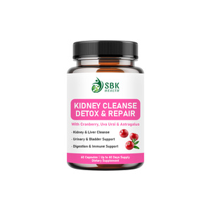 Capsules de détoxification et de réparation des reins à marque privée avec canneberge, favorisant une santé rénale globale - Product Image 1